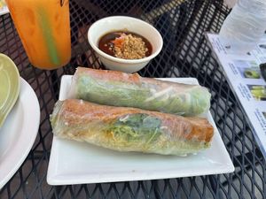 Fresh rolls at Tank Noodle in Chicago