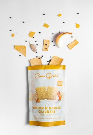 Casa Grata - Onion & Garlic Crackers at Casa Grata in Jakarta