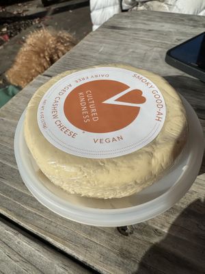 Smoky good-ah  at Cultured Kindness Vegan Cheese Shop in Portland