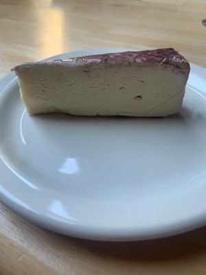 Wine brined Gouda  at Cultured Kindness Vegan Cheese Shop in Portland