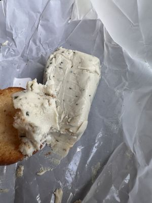 Garlic dill havarti   at Cultured Kindness Vegan Cheese Shop in Portland