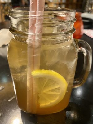 Homemade iced tea  at Happy Italy  in Tilburg