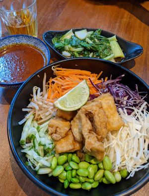 Gado gado bowl (unmixed) at Cocomee in Folkestone