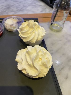 Cream (to go with Chick’n & Waffle) #Veganuary at Neat Burger - Stratford in East London