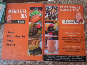 Menu 4/5 at Mile Time in Quito