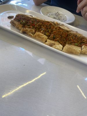 Vegan Pide  at Çinili Taş Fırın in Istanbul