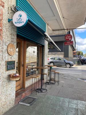 Outside at Emporio La Resistencia in Valdivia