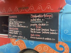 Vegetarian dishes can be made vegan at Stoked Food Truck in Kralendijk