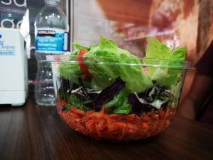 Quinoa salad at Natura 2000 in Campeche