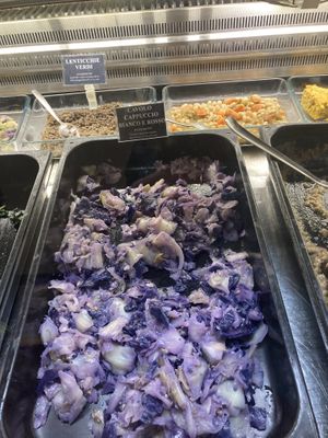 Food display  at Mensa Sana - Bistró 23 in Milan