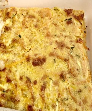 Chickpea pie  at Mensa Sana - Bistró 23 in Milan