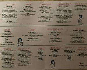 Menu  at Stiks in Sarasota