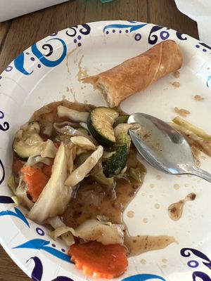 Garden veggies and spring roll  at Stiks in Sarasota