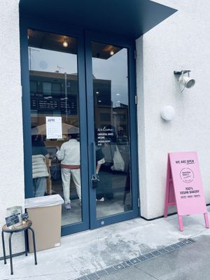 Exterior (note they are on the second floor)  at Tokyo Vegan Bakes in Tokyo