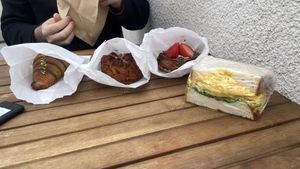 Everything was so delicious and I especially liked the egg sandwich. I highly recommend it. They’ve got everything.   at Tokyo Vegan Bakes in Tokyo