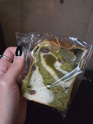 Matcha Milk Bread at Tokyo Vegan Bakes in Tokyo