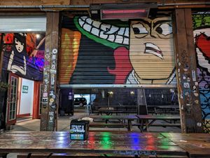  at Telegraph Beer Garden in Oakland