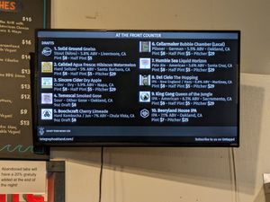  at Telegraph Beer Garden in Oakland