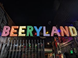  at Telegraph Beer Garden in Oakland