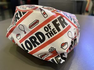 Burger  at Lord of the Fries in Christchurch