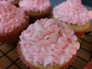 Pretty frilly cupcakes 🧁 at Worthy ABCV Vegan Baked Goods in Kentville