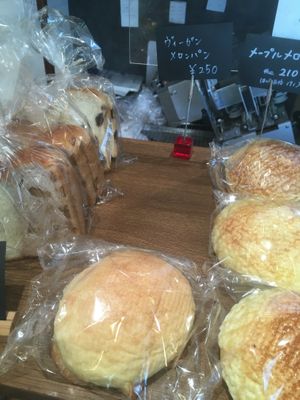 vegan melon pan at La Vigne Akiko in Tokyo