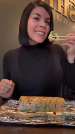 NEW Plant Flame Roll (The reveal) at Shibuya Sushi Art - Weston in Weston