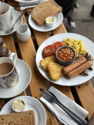   at Towngate Tearoom in Hebden Bridge
