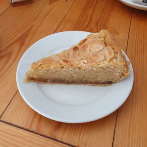 Bakewell tart at Towngate Tearoom in Hebden Bridge