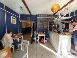 I at Towngate Tearoom in Hebden Bridge