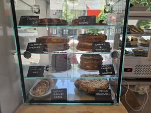 Just a few of the sweet vegan offerings at Towngate Tearoom in Hebden Bridge