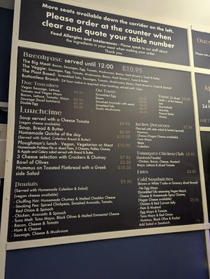 Amazing vegan options at Towngate Tearoom in Hebden Bridge