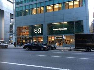 Front entrance at Sweetgreen - Lexington Ave in New York City