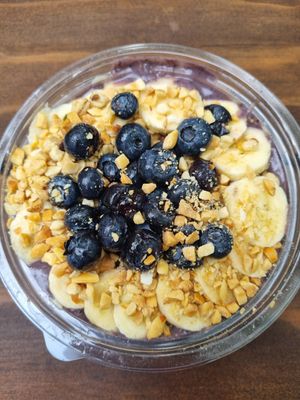 Nutty acai bowl at Juice Generation - Lexington Ave in New York City