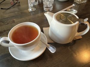 Went with the lapsang souchong    at The Mercury Café in New Castle