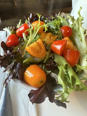 Side salad    at The Mercury Café in New Castle