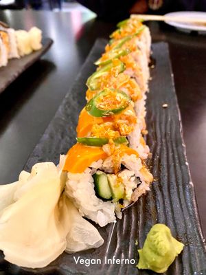 Spicy but good at Sakura in Fullerton