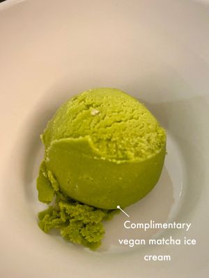 Vegan 🌱 ice cream at Sakura in Fullerton