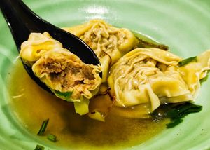 Texture of the dumplings, good, recommended at Li Jie's Kitchen 長春蔬食 in Central Singapore