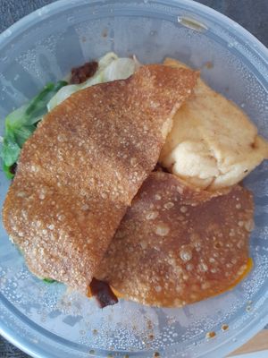 Dry ginger oil noodle at Li Jie's Kitchen 長春蔬食 in Central Singapore