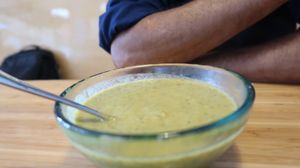 Soup of the day  at Choice Health Bar in Lahaina