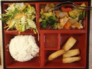 Vegetarische Bento Box at Kaizen in Herzogenaurach