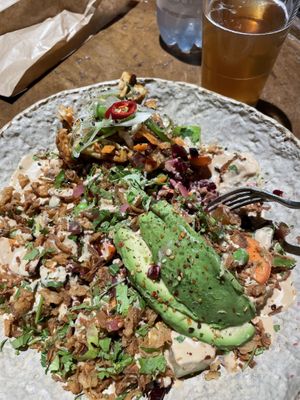 Poke Bowl with Tempeh added  at Honest Greens - Westfield Glories in Barcelona