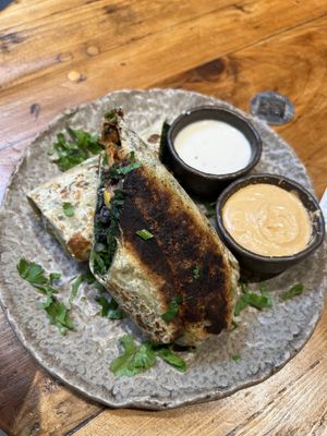 Vegan burrito  at Honest Greens - Westfield Glories in Barcelona