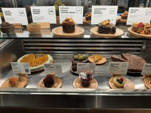 All deserts are plant based. at Honest Greens - Tuset in Barcelona