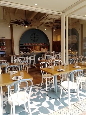 Interior. at The Pizza Pig in New Territories