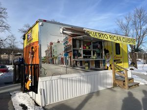 Carmen’s super cute food truck  at Carmen's Sabor Latino in Napanoch
