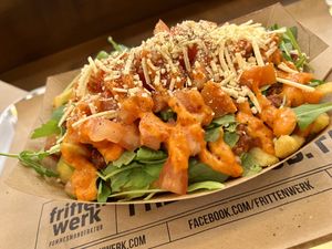 vegan fries at Frittenwerk - Hbf Leipzig in Leipzig