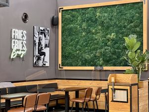 seating area at Frittenwerk - Hbf Leipzig in Leipzig