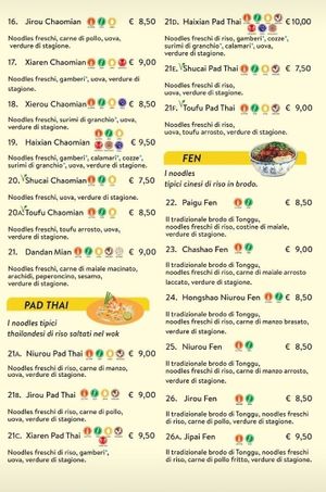 menu 2 at MIAN Ramen House and more in Cagliari